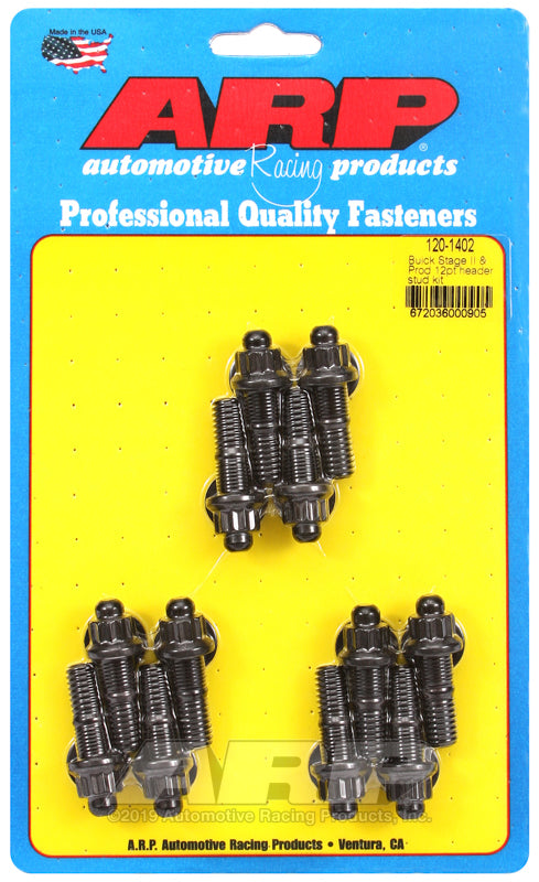 ARP Buick Stage II & Prod 12pt header stud kit