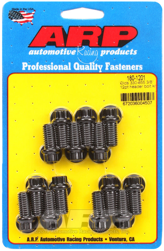 ARP Olds 330-355 3/8in 12pt header bolt kit