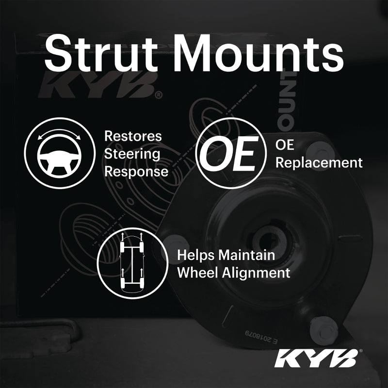 KYB Shocks & Struts Strut Mount Front 15-21 Ford Edge & 16-18 Lincoln MKX / 19-21 Nautilus