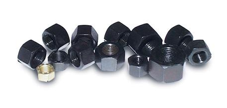 ARP 7/16-14 Black Coarse Hex Nut Kit