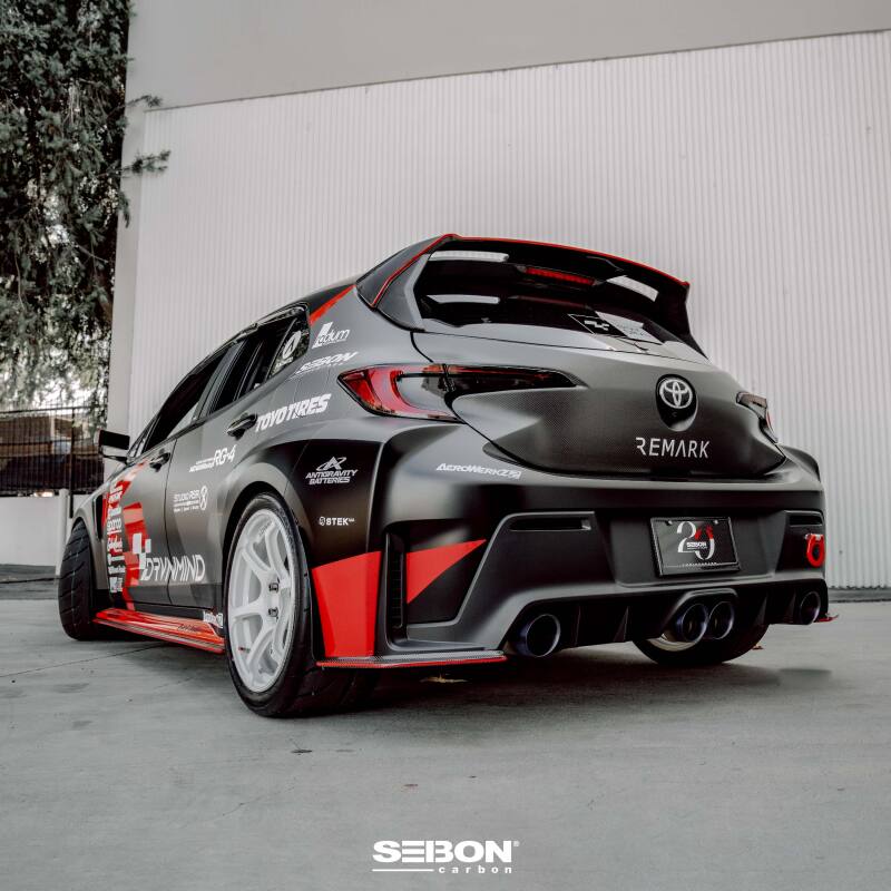 Seibon 2023+ Toyota GR Corolla MB-Style Carbon Fiber Rear Lip