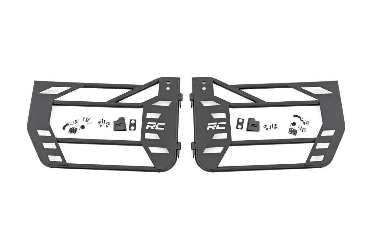 Rough Country Front Steel Tube Door Kit for 07-18 Jeep Wrangler JK All Unlimited