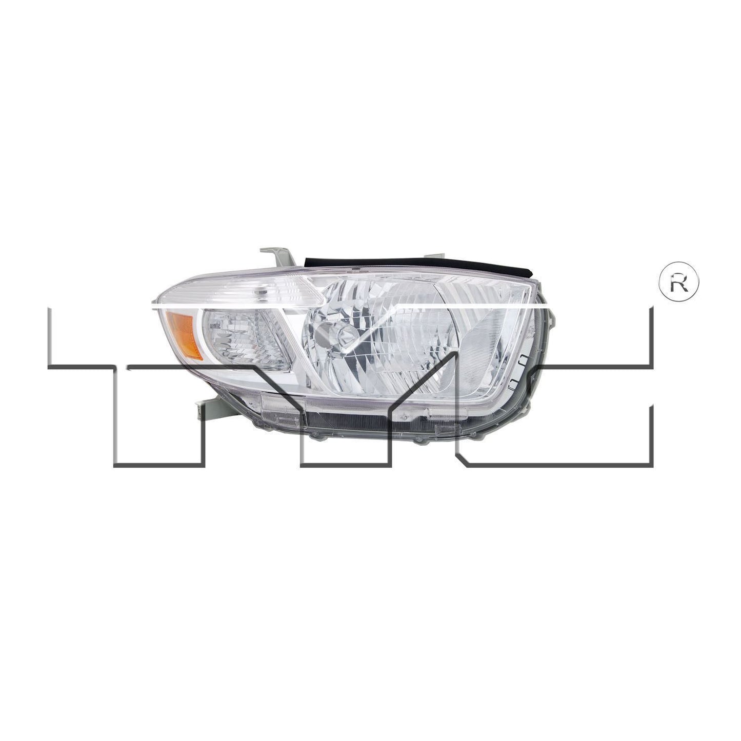 2008-2010 Toyota Highlander Passenger Side Headlight RH (Clear)