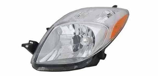 2007-2008 Toyota Yaris Hatchback Driver Side Headlight LH
