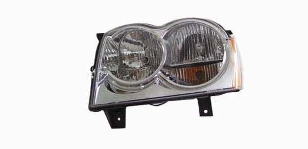 2005-2007 Jeep Grand Cherokee Driver Side Headlight LH