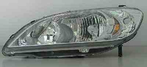 2004-2005 Honda Civic Coupe & Sedan Non Si Model Driver Side Head Light Lamp