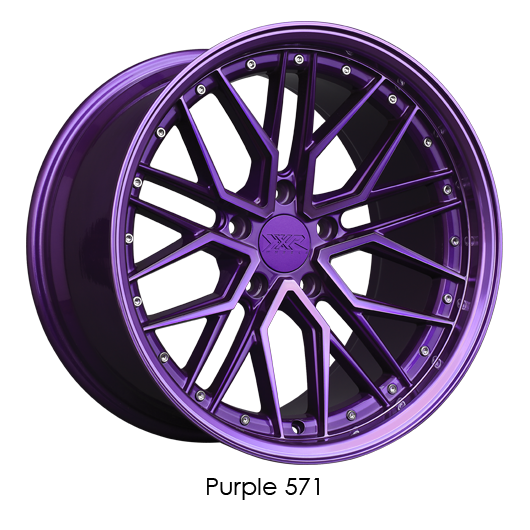 XXR Wheel 571 20x10.5 5-120 +35 Diamond Cut Purple