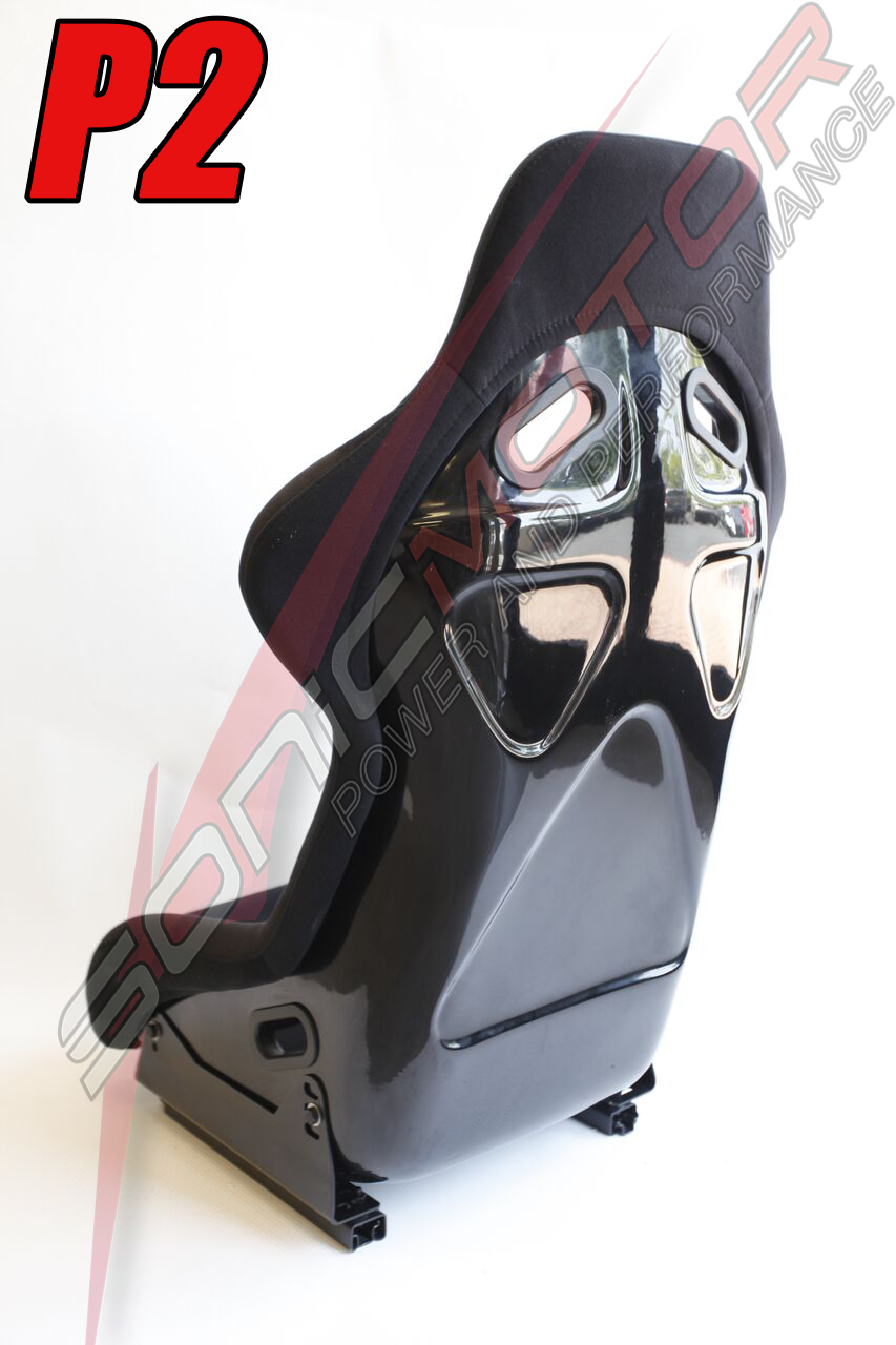 SNC Tuning P2 Full Bucket Racing Seat Black - FRP Shell