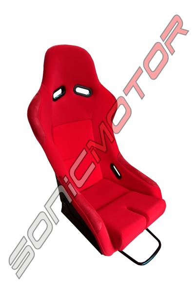 SNC Tuning VS3 Full Bucket Racing Seat Red Large - FRP Shell
