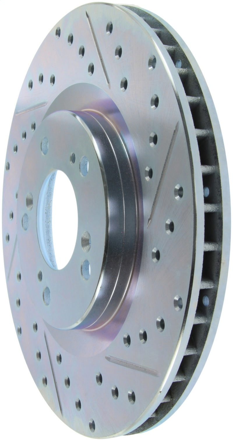StopTech Select Sport 2000-2009 Honda S2000 Slotted and Drilled Left Front Brake Rotor