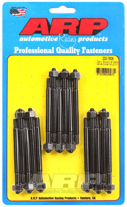 ARP Dart Brodix & B&B valve cover stud kit