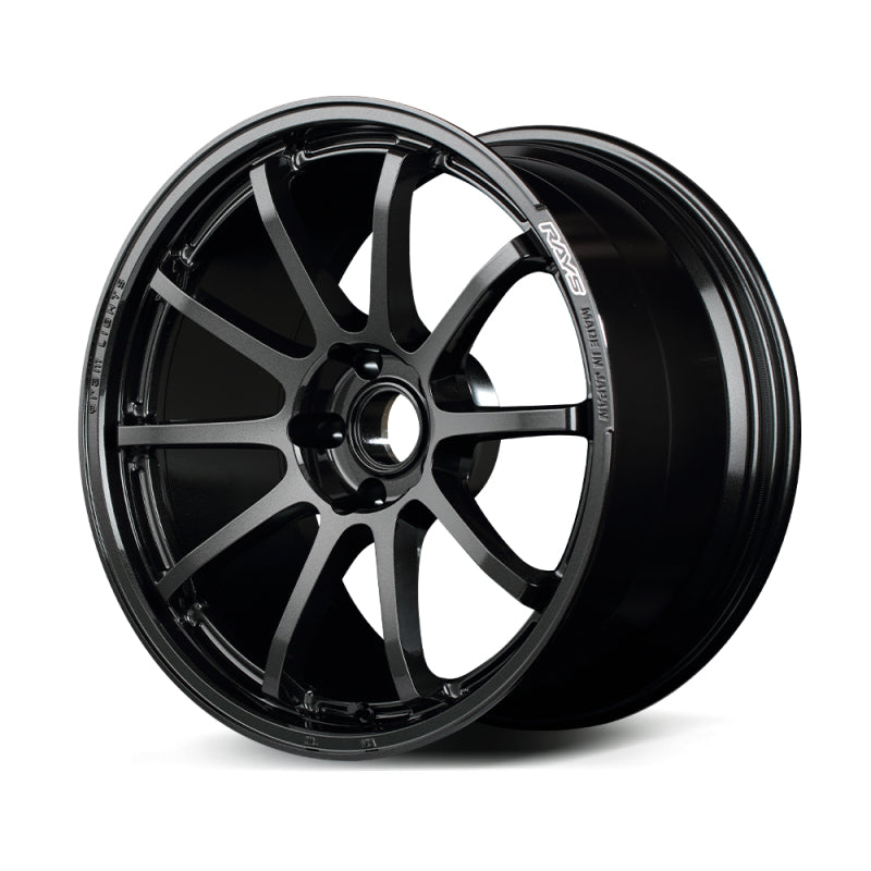 Gram Lights 57NR 18X8.5 +45 5x114.3 Glass Black Wheel