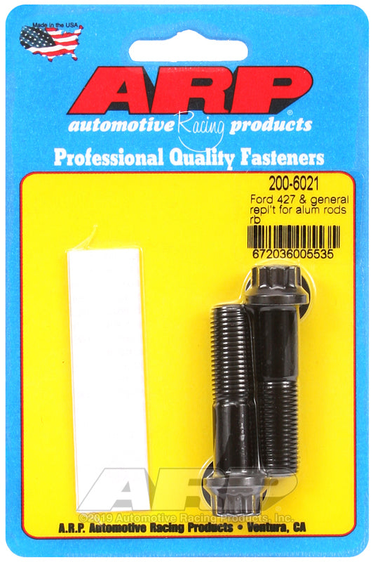 ARP Ford 427 & general replt for alum rods, rod bolts