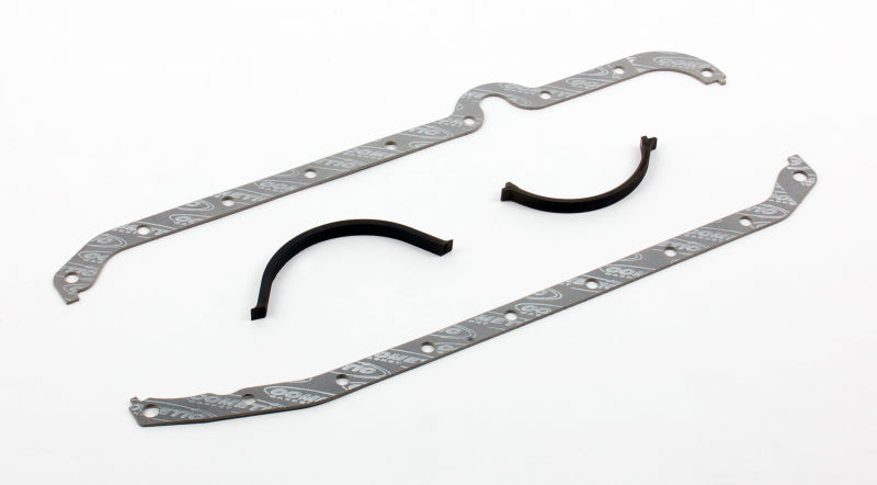 Cometic Chevrolet Gen-1 Small Block V8 .094i Fiber Oil Pan Gasket Kit Right Side Dipstick Thin Front