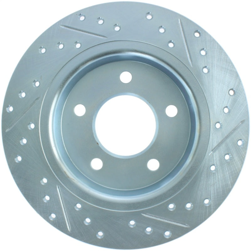 StopTech Select Sport 09-13 Mazda 3 Slotted & Drilled Right Rear Brake Rotor