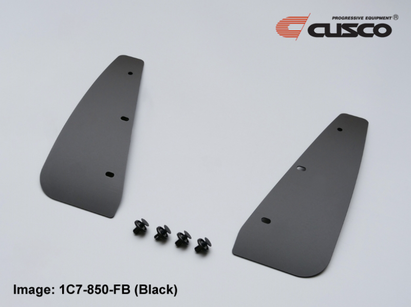 Cusco 2022+ Toyota GR Yaris EVA Bolt On Front Mud Flaps - Black