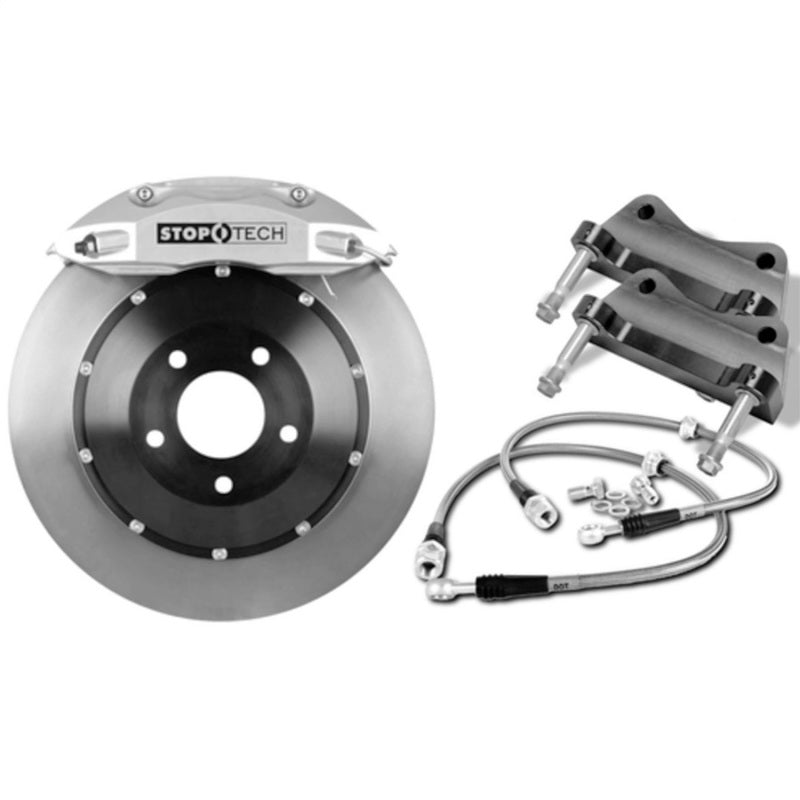StopTech 06-09 Honda S2000 Big Brake Kit Front ST-40 Trophy Anodized Caliper 328x28mm Slotted Rotors
