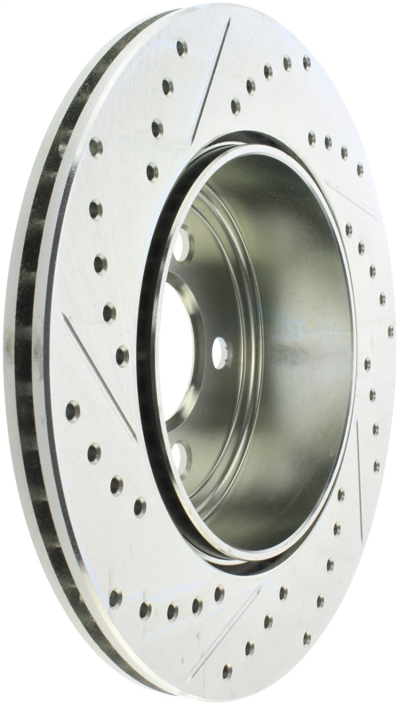 StopTech Select Sport 2011-2012 Dodge Challenger RT Drilled and Slotted Rear Left Brake Rotor
