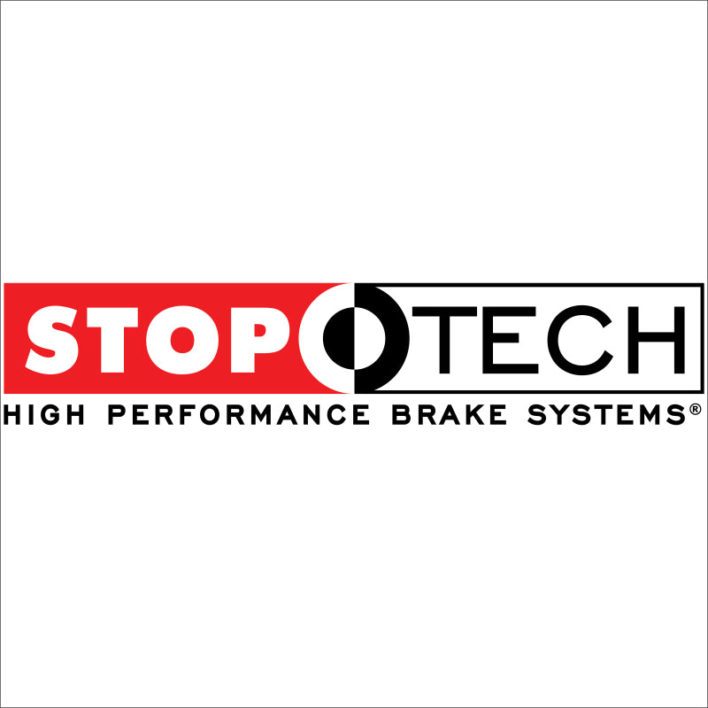 StopTech 09-15 Cadillac CTS-V Slotted Zinc Coated 2-Piece Left Brake Rotor w/ Hardware