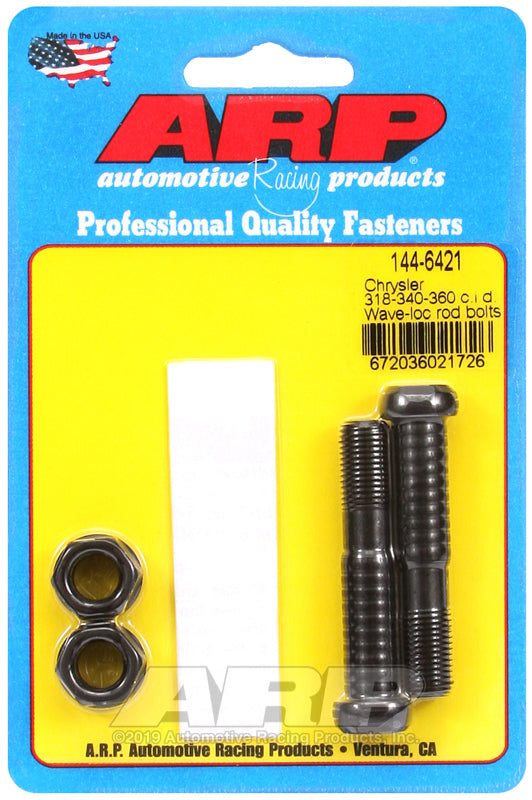 ARP Chrysler 318-340-360 c.i.d., wave-loc rod bolts