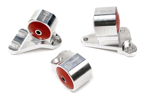 Innovative 92-95 Civic B/D Series Silver Aluminum Mounts 85A Bushings (2 Bolt)