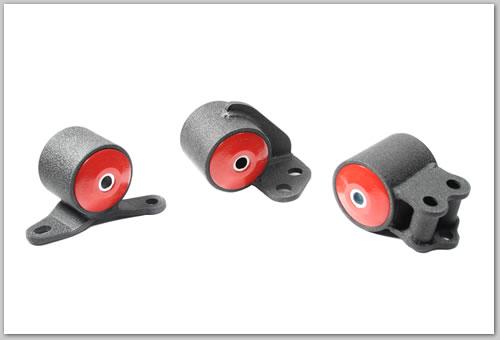 Innovative 92-95 Civic B/D Series Black Steel Mounts 60A Bushings (3 Bolt)