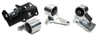 Innovative 92-95 Civic H-Series Silver Aluminum Mounts 75A Bushings