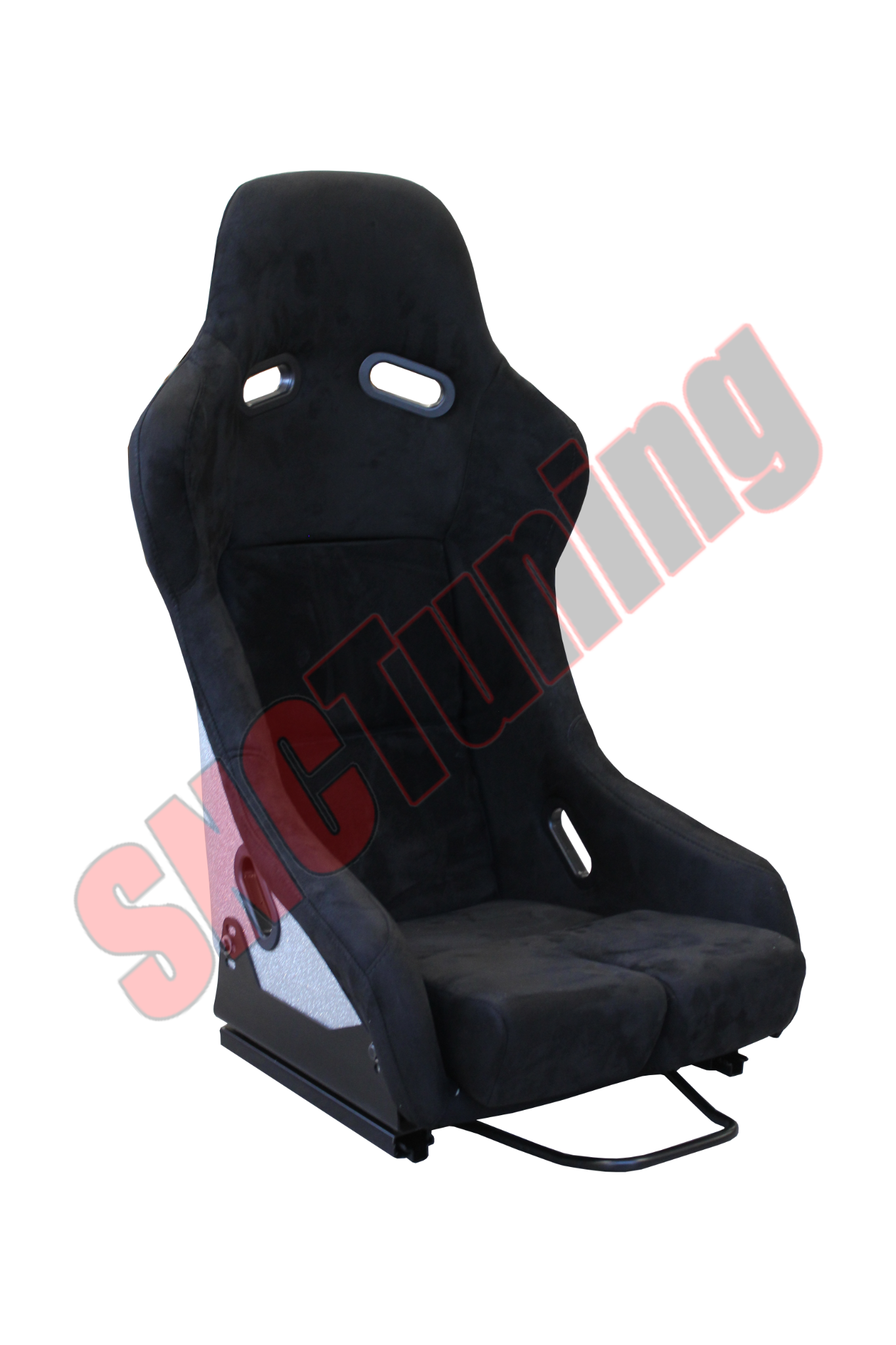 SNC Tuning VS3 Full Bucket Racing Seat Black - Suede Silver Sparkle Shell (Large)