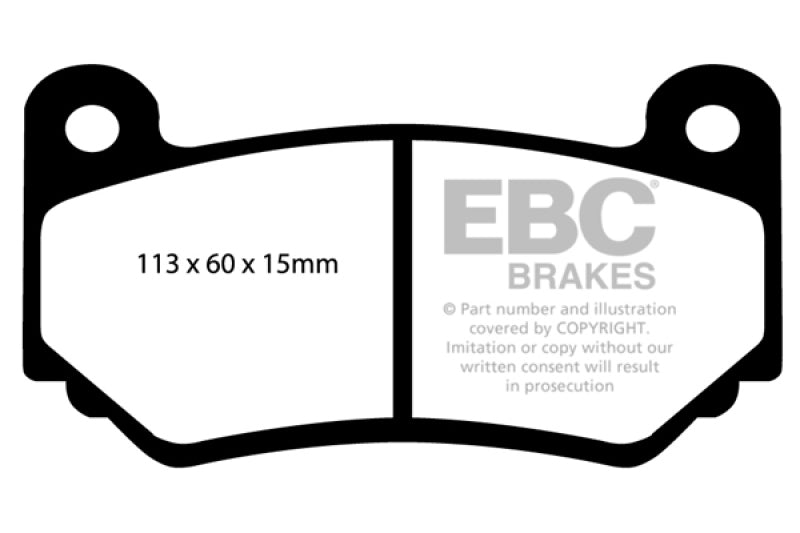 EBC AP Racing CP7600 Caliper Redstuff Brake Pads