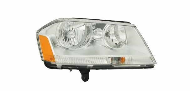 2008-2013 Dodge Avenger Passenger Side Headlight RH