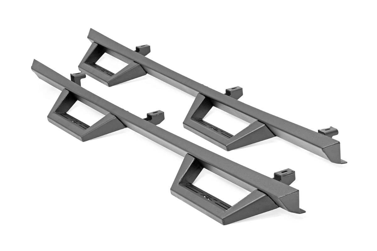 Rough Country Contoured Drop Side Steps for 2018+ Jeep Wrangler Unlimited JL