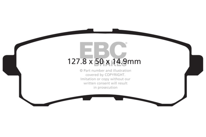 EBC 11-13 Infiniti QX56 5.6 Yellowstuff Rear Brake Pads