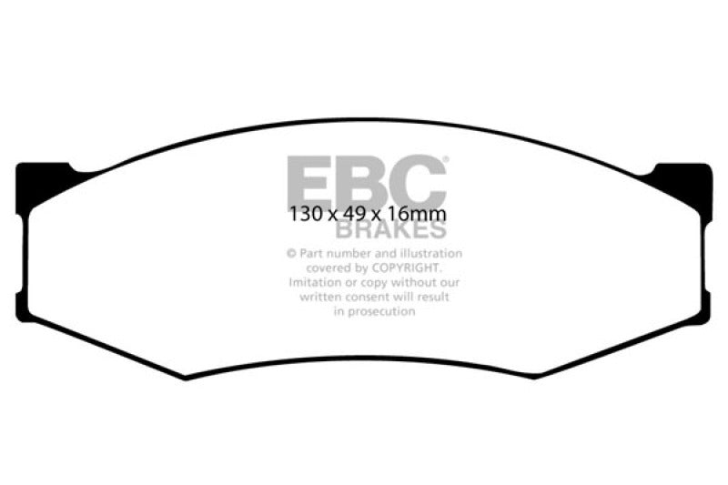 EBC 90-93 Infiniti M30 3.0 Redstuff Front Brake Pads