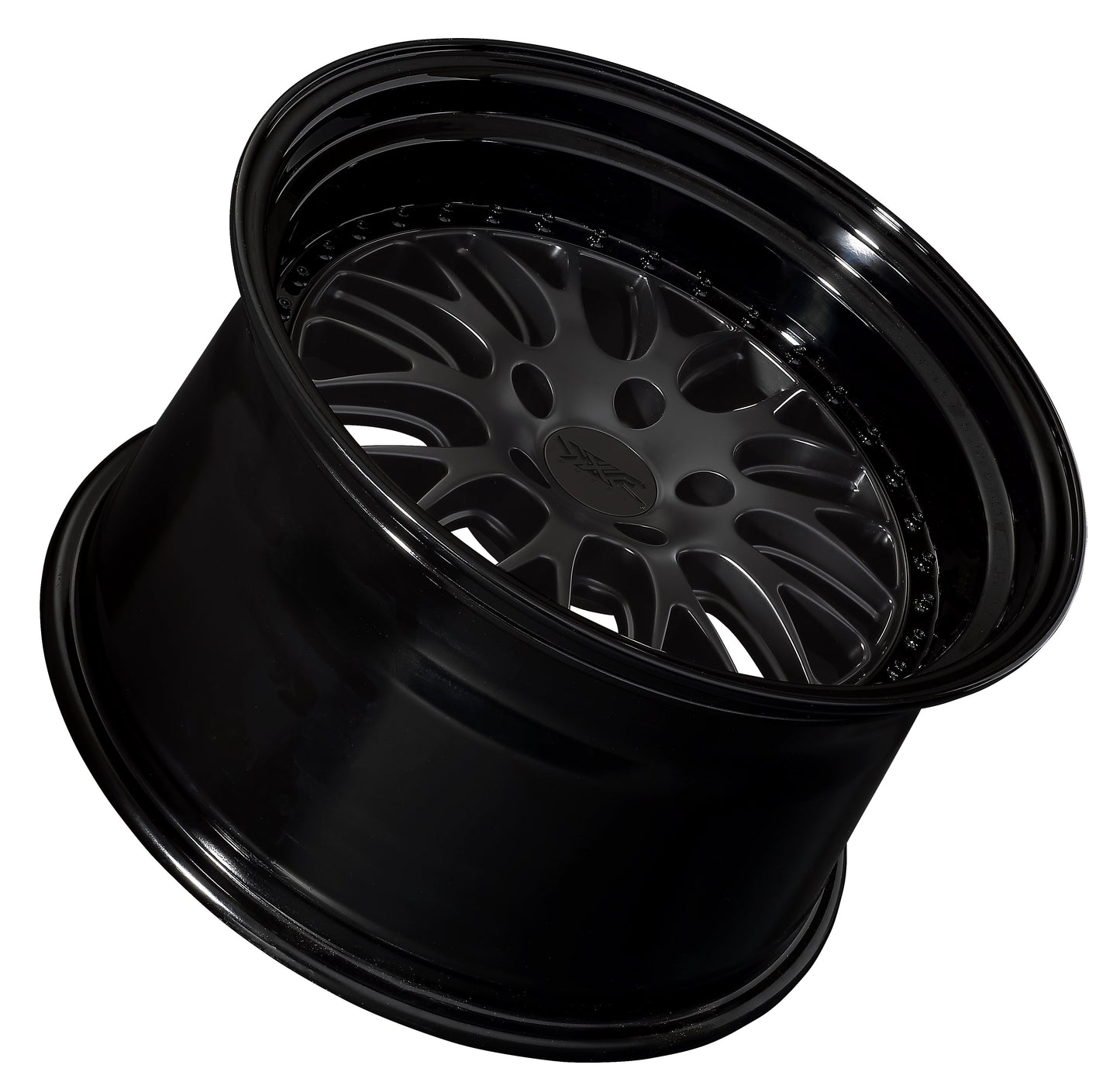 XXR Wheel 570 18x9.5 5-4.5 +20 Flat Black / Gloss Black Lip