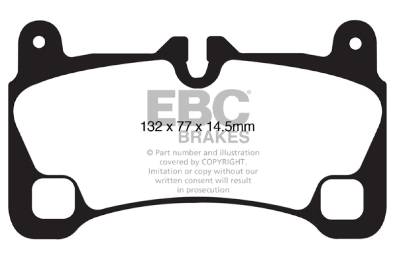 EBC 08 Porsche Cayenne 4.8 Turbo Bluestuff Rear Brake Pads