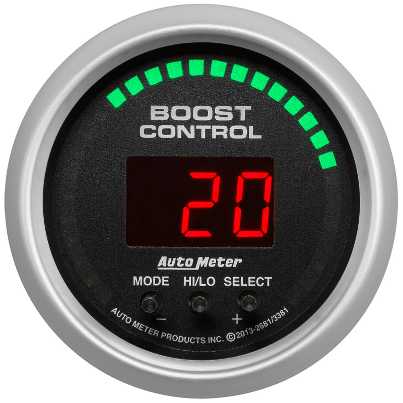 Autometer Sport-Comp 52mm 30inHG/30psi Digital Boost Controller