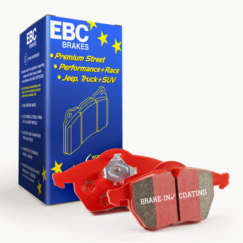 EBC 13-14 Ford Mustang 5.8 Supercharged (GT500) Shelby Redstuff Front Brake Pads