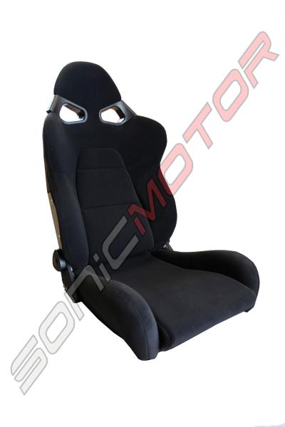 SNC Tuning CG Reclinable Racing Seat Black "LARGE" - FRP Shell