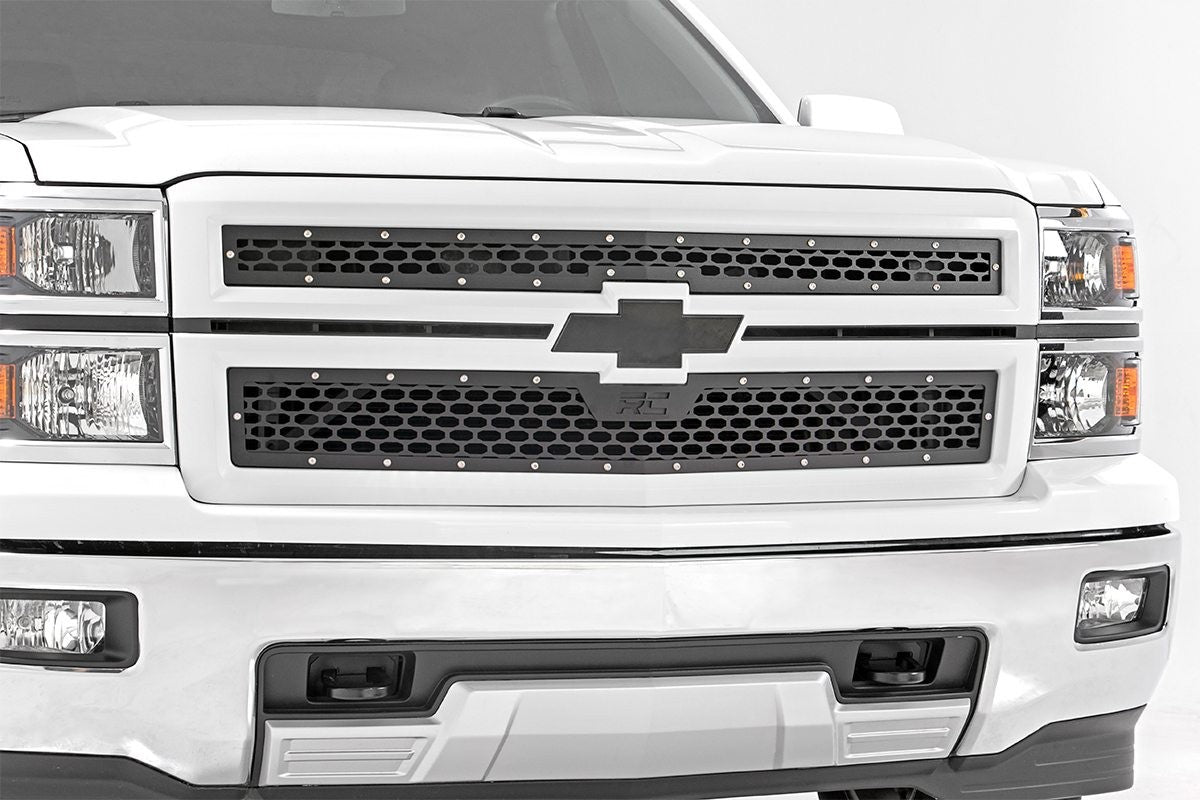 Rough Country Mesh Grille Kit For 2014-2015 Chevrolet Silverado 1500 Truck