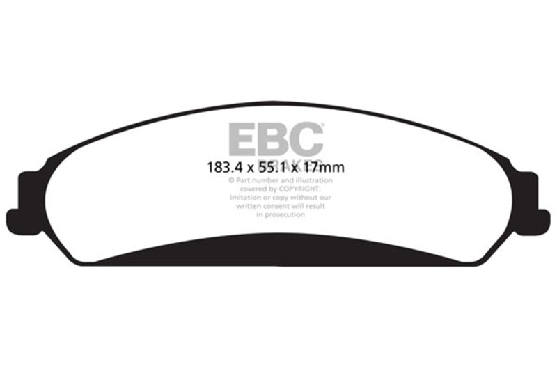 EBC 11+ Chrysler 300C 5.7 Yellowstuff Front Brake Pads