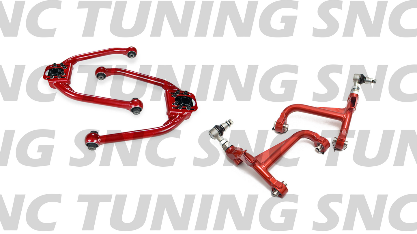 Godspeed Adj Front Rear Spherical Camber Arm Kit Set Combo for 03-09 Nissan 350Z