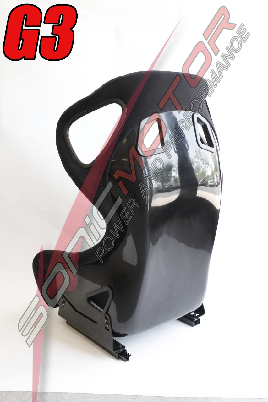 SNC Tuning G3 Full Bucket Racing Seat Black - FRP Shell