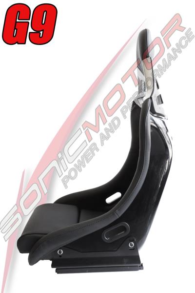 SNC Tuning G9 Full Bucket Racing Seat Black PVC Vinyl - FRP Shell