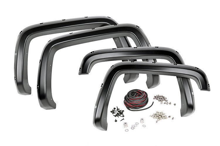 Rough Country Pocket Fender Flare Set Rivet for 07-13 Chevrolet Silverado 5' Bed