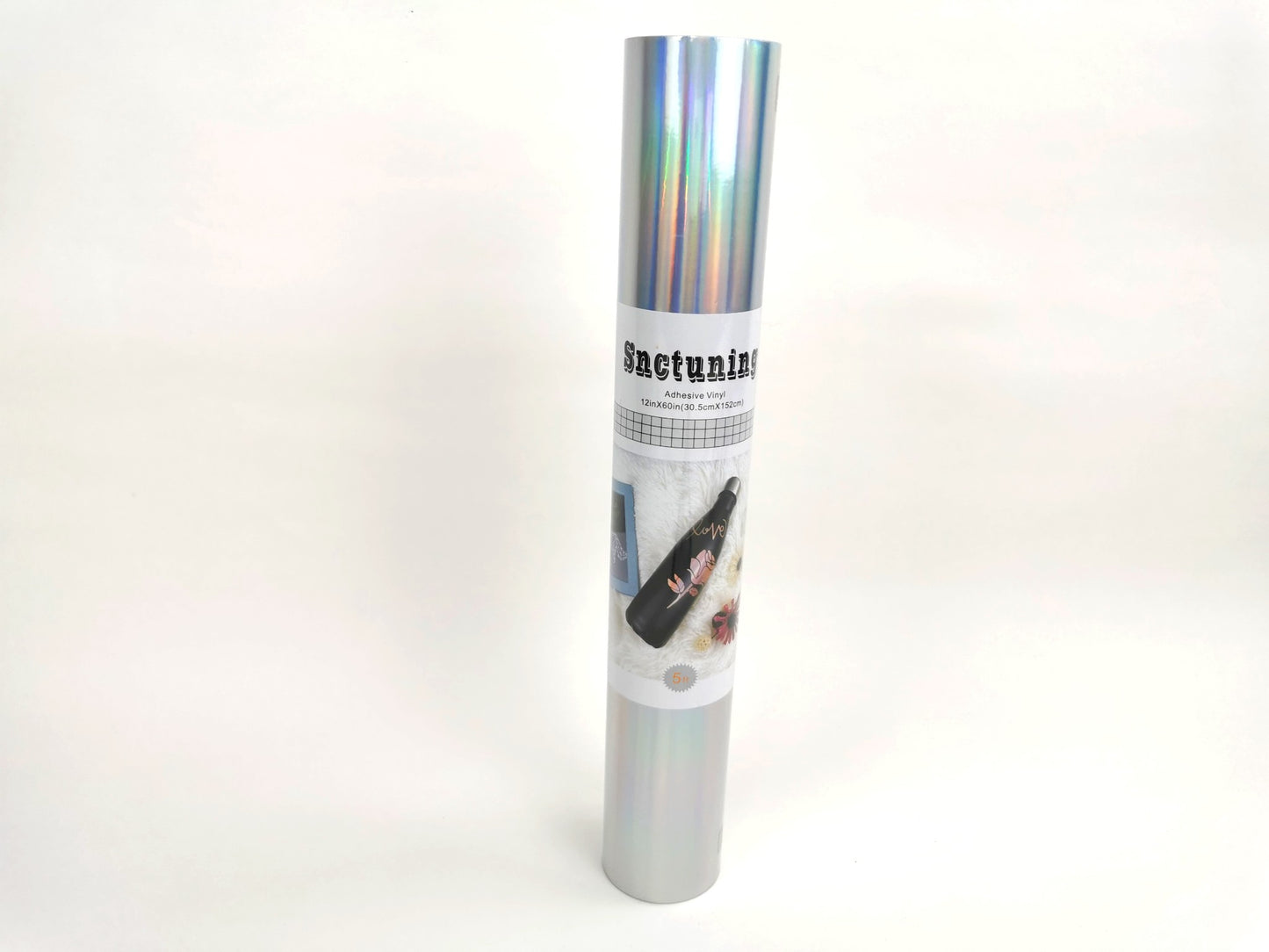SNC 1ftx5ft High Quality Vinyl Sticker Adhesive Roll Holographic CHOOSE COLOR