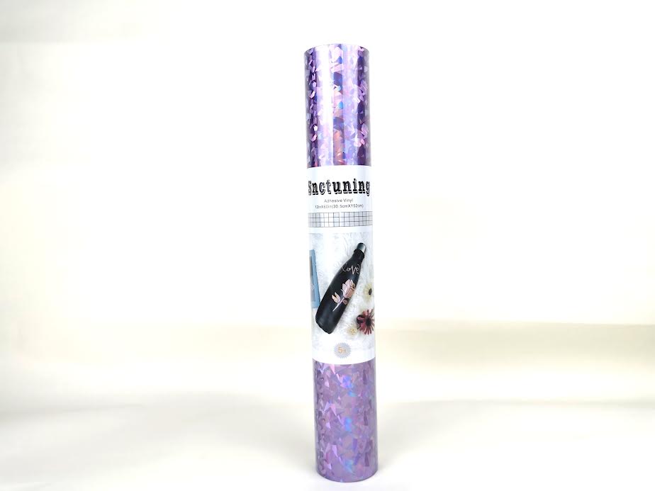 SNC 1ftx5ft High Quality Vinyl Sticker Adhesive Roll Holographic Fragment CHOOSE