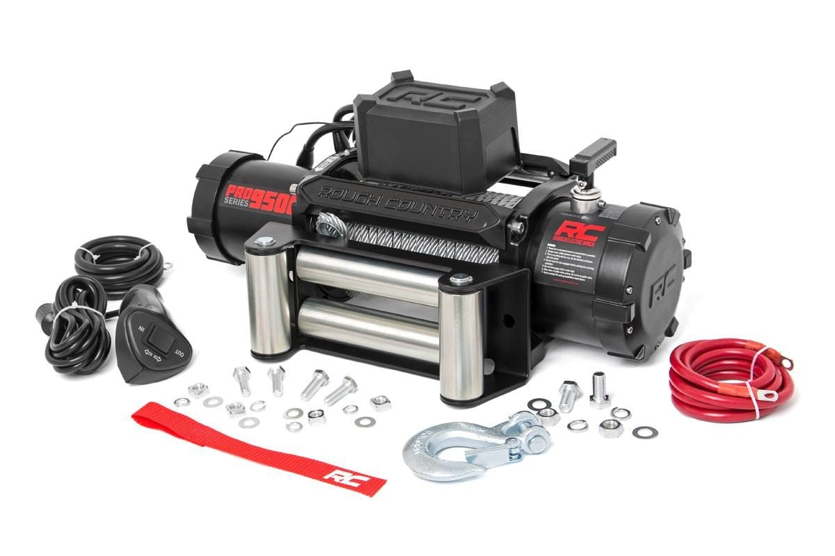 Rough Country 9500lb PRO SERIES Winch System 5.5 HP Steel Cable Waterproof