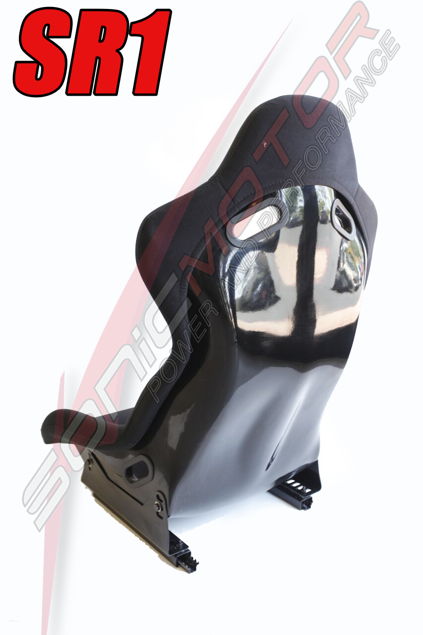 SNC Tuning SR1 Full Bucket Racing Seat Black - FRP Shell