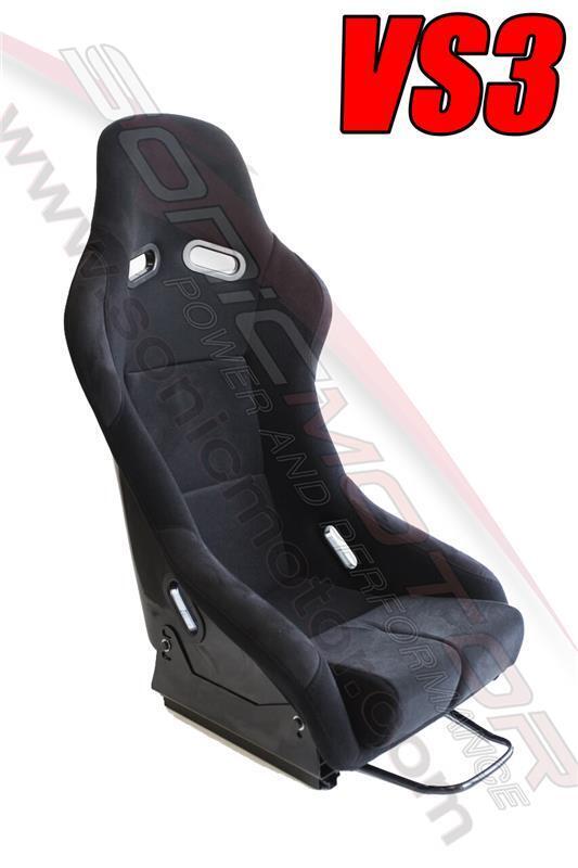 SNC Tuning VS3  Full Bucket Racing Seat Black Large - FRP Shell
