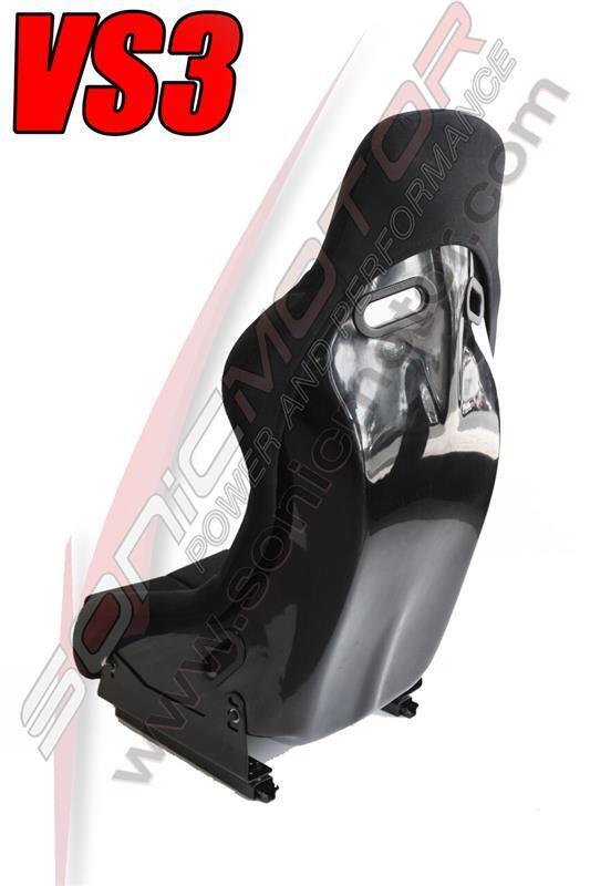 SNC Tuning VS3  Full Bucket Racing Seat Black Large - FRP Shell